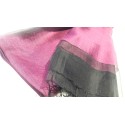 Silk Tassle scarf Purple