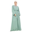 Cuff Plain Abaya Mint