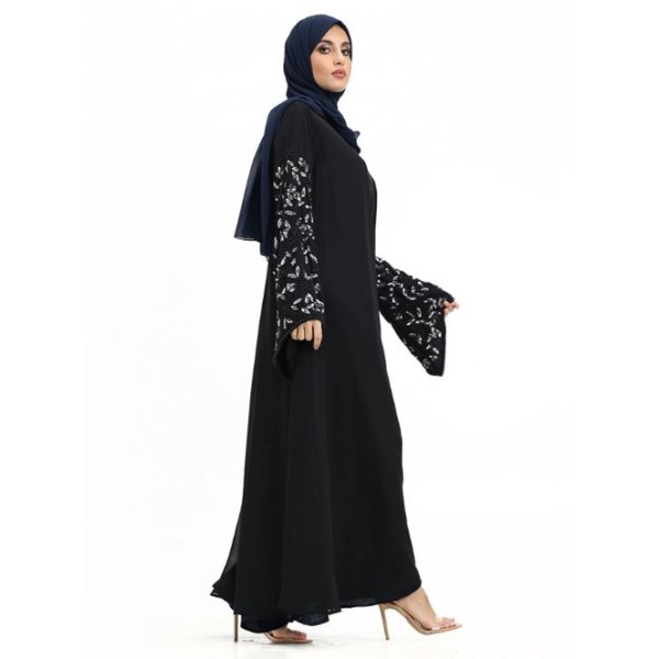 Embellished Kimono Black/Silver