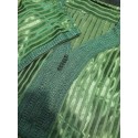 Moroccan Embroidered Short Sleeve Thoub - Green