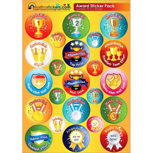 Award Sticker Pack (English 92)
