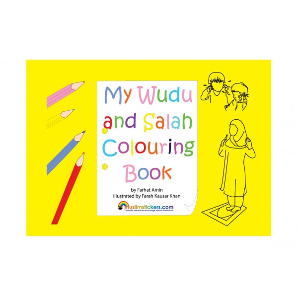 Wudu and Salah Colouring Book
