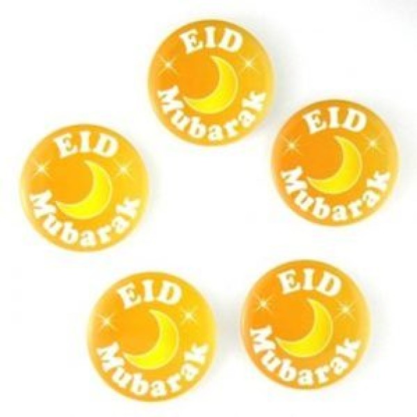 Eid Mubarak Badges (Gold)
