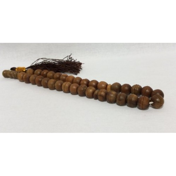 Wooden Tasbeeh Design 1 Brown (33 beads) 10827