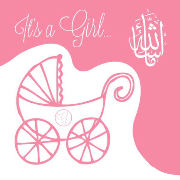 Card: BSGIRL01 Its A Girl