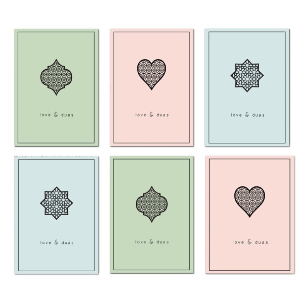 Love & Duas Cards (MPLD) Multipack 6