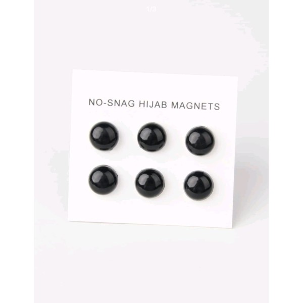 Hijab Magnets Round 6pcs