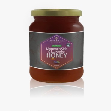Raw Organic Mountain Sidr & Lavender Honey (454g)