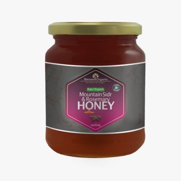 Raw Organic Mountain Sidr & Rosemary Honey (454g)