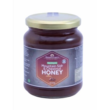 Raw Organic Mountain Sidr & Chestnut Honey 454g