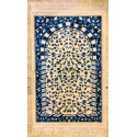 SafaTeks - Beige/Floral Prayer Mat (Soft)