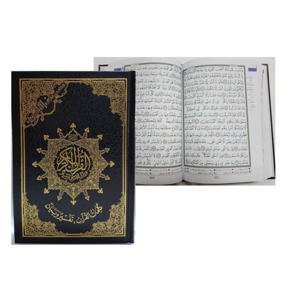 Tajweed Al Quran : Arabic (17x24) - Large (Plain Cover)
